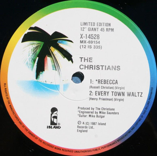 The Christians – When The Fingers Point 12" vinyl record, image 4 of 4