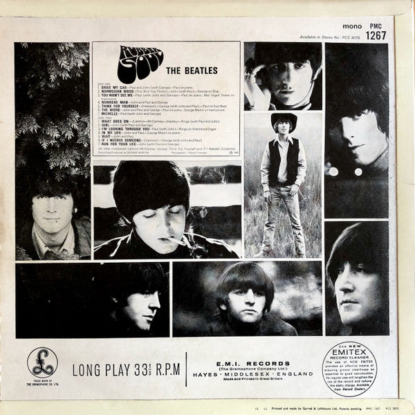 The Beatles – Rubber Soul LP vinyl record, image 2 of 7