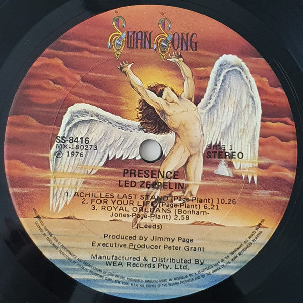 Led Zeppelin – Presence LP vinyl record, image 7 of 10