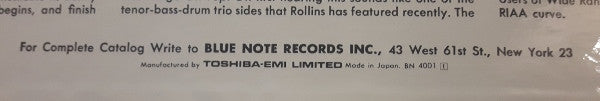 Sonny Rollins – Newk's Time LP vinyl record, image 6 of 10