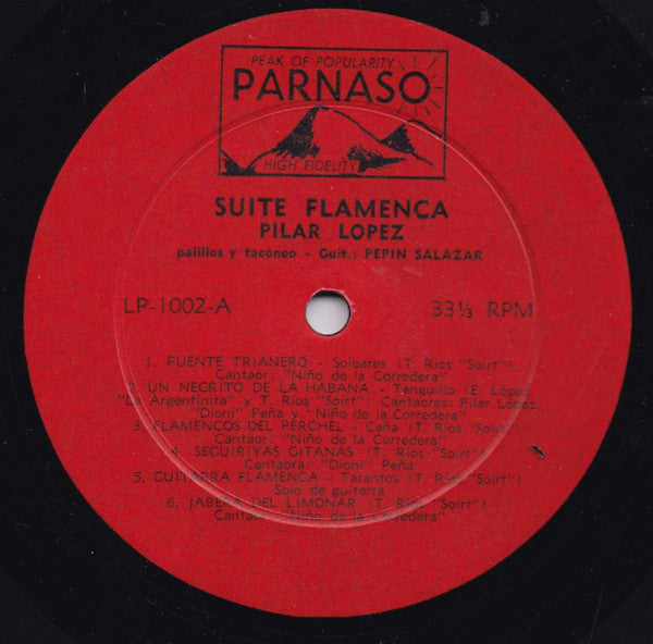 Pilar López – Suite Flamenca LP vinyl record, image 3 of 4