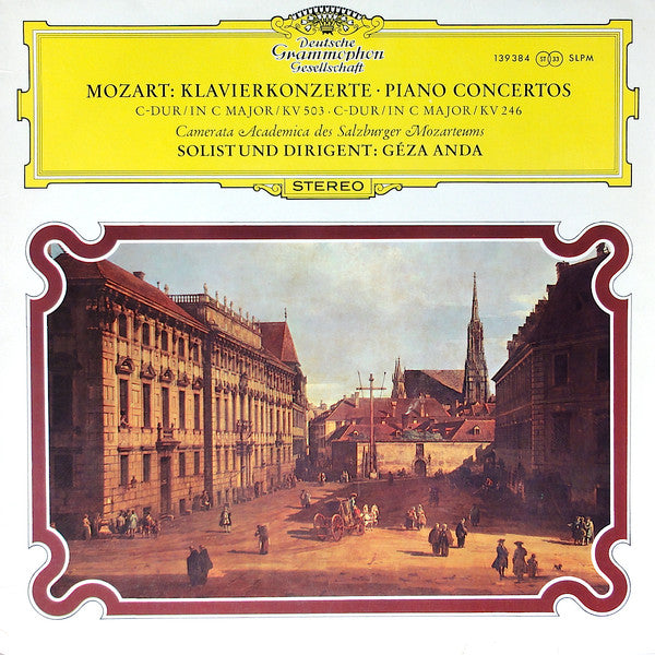 Wolfgang Amadeus Mozart, Camerata Academica Salzburg, Géza Anda – Klavierkonzerte = Piano Concertos -C-Dur / In C Major / KV 503 · C-Dur / In C Major / KV 246 LP vinyl record, image 1 of 5