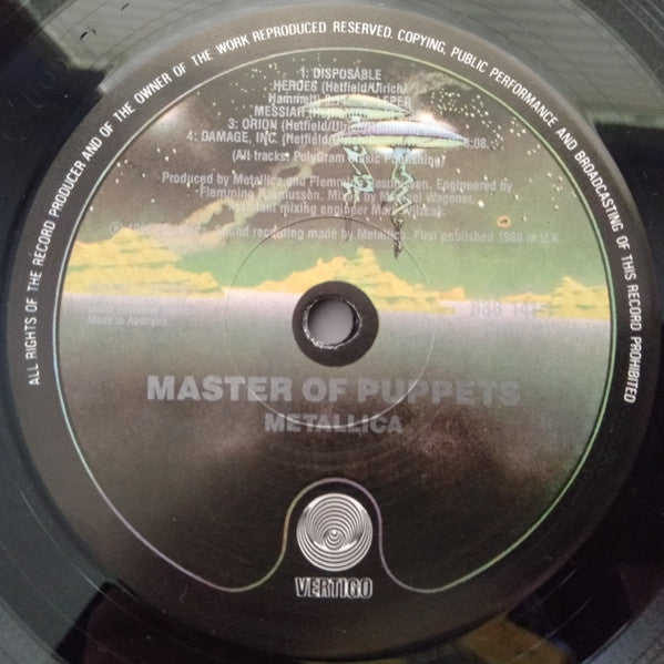 Metallica – Master Of Puppets LP vinyl record, image 6 of 6