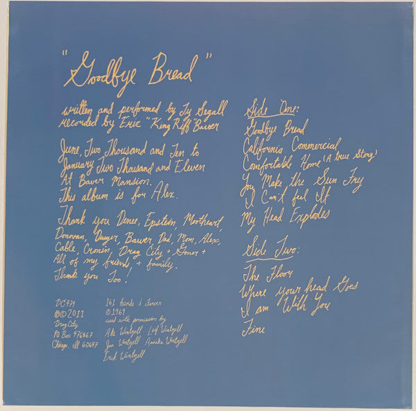 Ty Segall – Goodbye Bread LP vinyl record, image 4 of 7