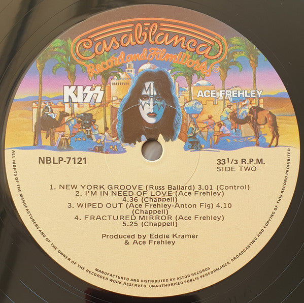 Kiss, Ace Frehley – Ace Frehley LP vinyl record, image 4 of 7
