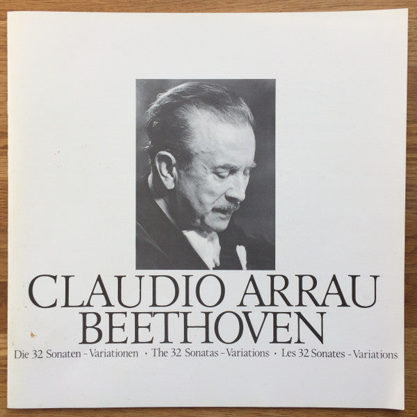 Claudio Arrau, Ludwig van Beethoven – Die 32 Sonaten - Variationen = The 32 Sonatas - Variations = Les 32 Sonates - Variations (14xLP) LP vinyl record, image 4 of 4