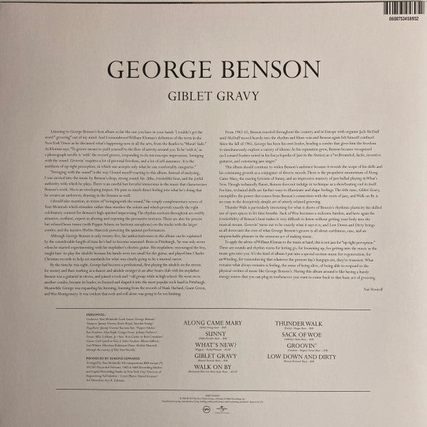 George Benson – Giblet Gravy LP vinyl record, image 2 of 4