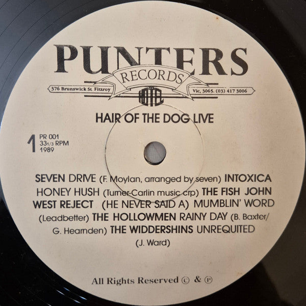 Various – Hair Of The Dog Live LP vinyl record, image 5 of 7