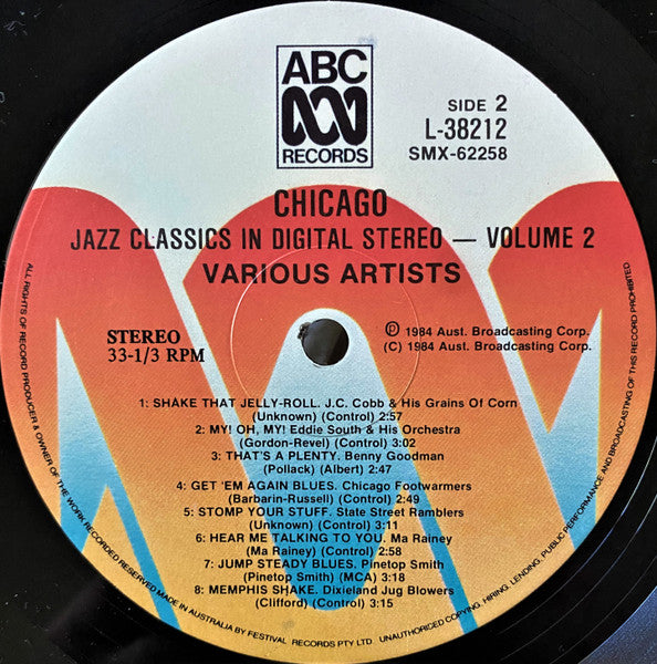 Various – Chicago LP vinyl record, image 7 of 7
