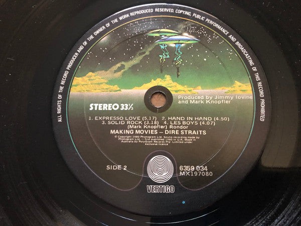 Dire Straits – Making Movies LP vinyl record, image 3 of 3