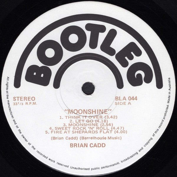 Brian Cadd – Moonshine LP vinyl record, image 5 of 6
