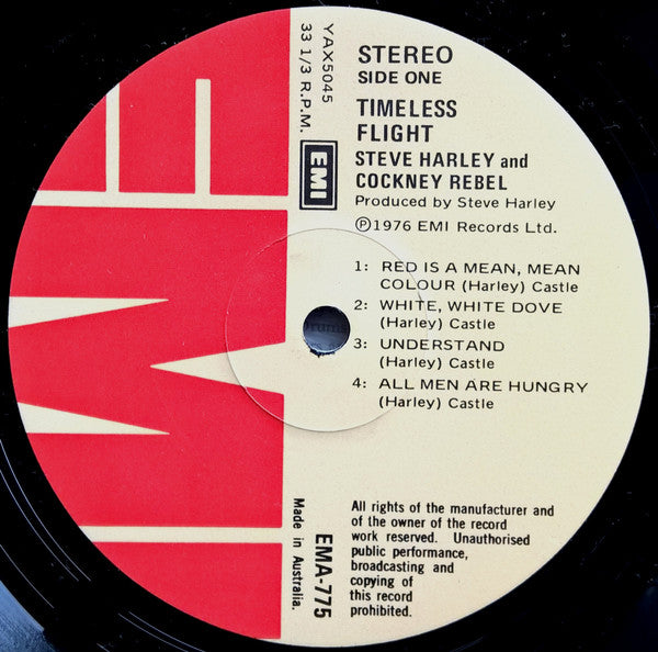 Steve Harley & Cockney Rebel – Timeless Flight LP vinyl record, image 4 of 5
