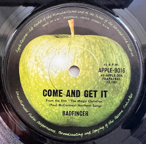 Badfinger – Come And Get It 7" vinyl record, image 1 of 4