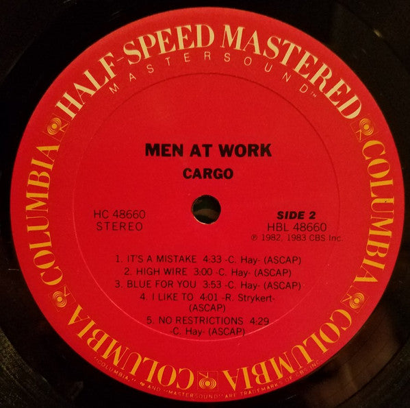 Men At Work – Cargo LP vinyl record, image 4 of 4