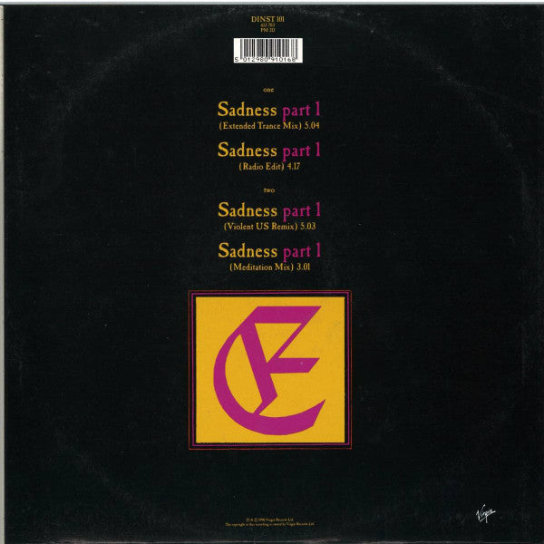 Enigma – Sadness Part 1 12" vinyl record, image 2 of 4