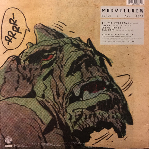Madvillain – Curls & All Caps 12" vinyl record, image 2 of 4