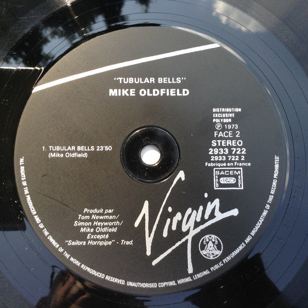 Mike Oldfield – Tubular Bells LP vinyl record, image 3 of 4
