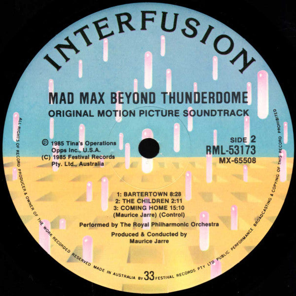 Various – Mad Max Beyond Thunderdome (Original Motion Picture Soundtrack) LP vinyl record, image 4 of 7