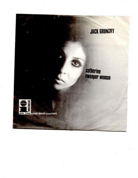 Jack Grunsky – Catherine/Sweeper Woman 7" vinyl record, image 1 of 3