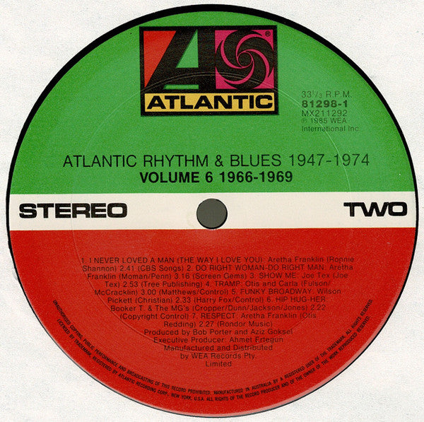 Various – Atlantic Rhythm & Blues 1947-1974 (Volume 6 1966-1969) (2xLP) LP vinyl record, image 5 of 7