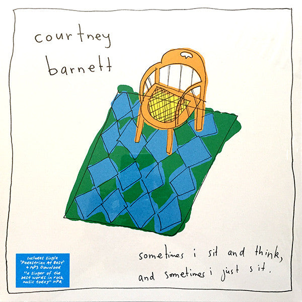 Courtney Barnett – Sometimes I Sit And Think, And Sometimes I Just Sit LP vinyl record, image 1 of 8
