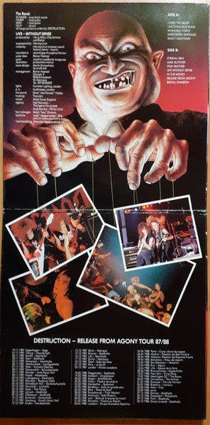 Destruction – Live Without Sense LP vinyl record, image 7 of 7