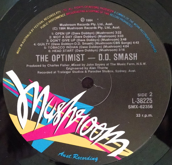DD Smash – The Optimist LP vinyl record, image 4 of 6