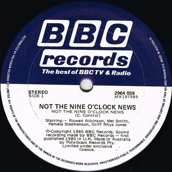 Not The Nine O'Clock News – Not The Nine O'Clock News... LP vinyl record, image 3 of 4