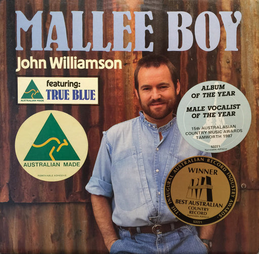 John Williamson – Mallee Boy LP vinyl record, image 1 of 10