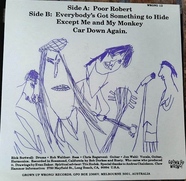Claw Hammer – Poor Robert 7" vinyl record, image 3 of 6