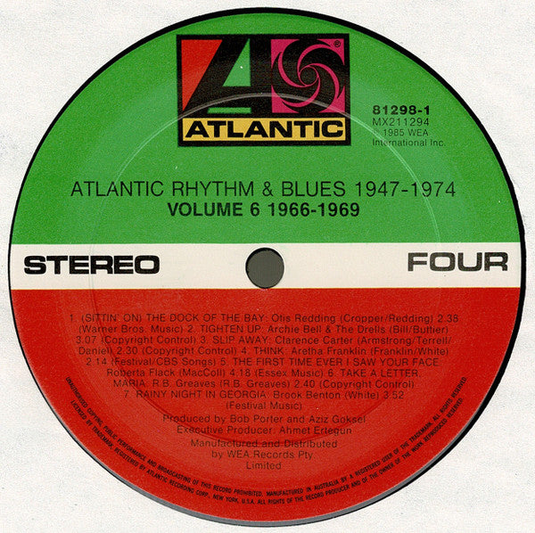 Various – Atlantic Rhythm & Blues 1947-1974 (Volume 6 1966-1969) (2xLP) LP vinyl record, image 7 of 7