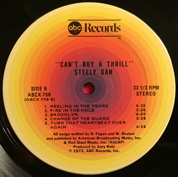 Steely Dan – Can't Buy A Thrill LP vinyl record, image 7 of 9