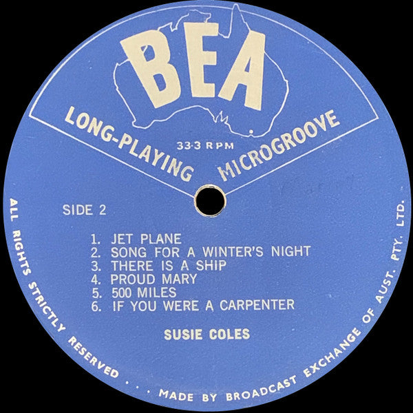 Susie Coles – Once Again With You LP vinyl record, image 4 of 4