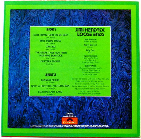 Jimi Hendrix – Loose Ends LP vinyl record, image 2 of 4