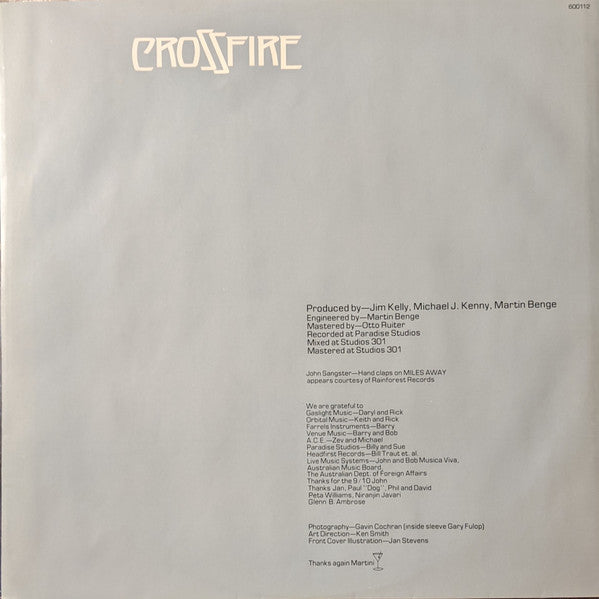 Crossfire – Hysterical Rochords LP vinyl record, image 4 of 5