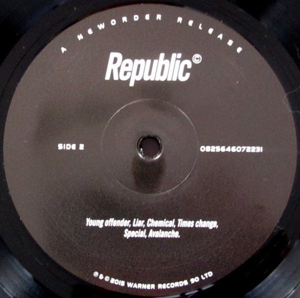 New Order – Republic LP vinyl record, image 4 of 4