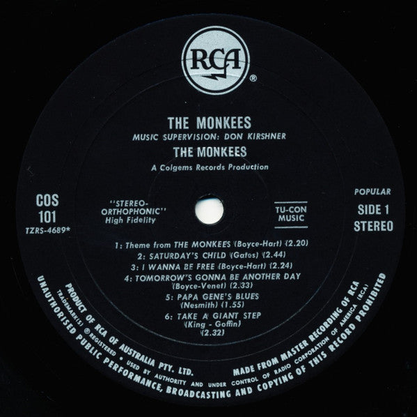 The Monkees – The Monkees LP vinyl record, image 3 of 4