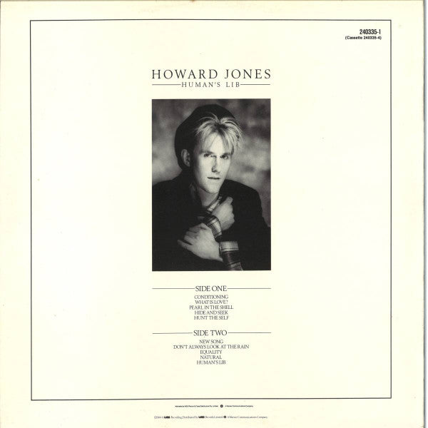 Howard Jones – Human's Lib LP vinyl record, image 2 of 6