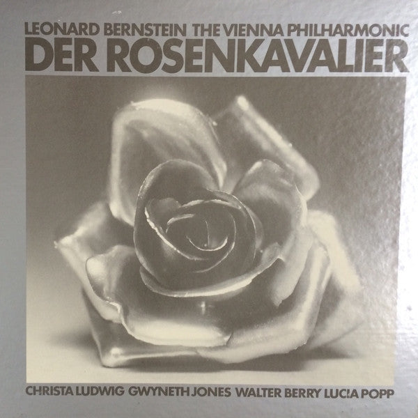 Leonard Bernstein, Wiener Philharmoniker, Christa Ludwig, Gwyneth Jones, Walter Berry, Lucia Popp – Der Rosenkavalier (4xLP) LP vinyl record, image 1 of 10