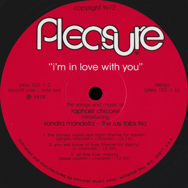 The Ray Tabs Trio, Sandra Mandella, Raphael Chicorel – I'm In Love With You (2xLP) LP vinyl record, image 6 of 9