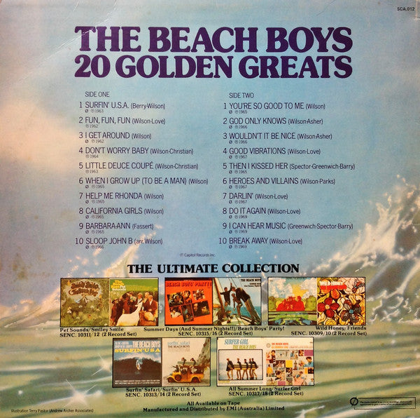 The Beach Boys – 20 Golden Greats LP vinyl record, image 2 of 4
