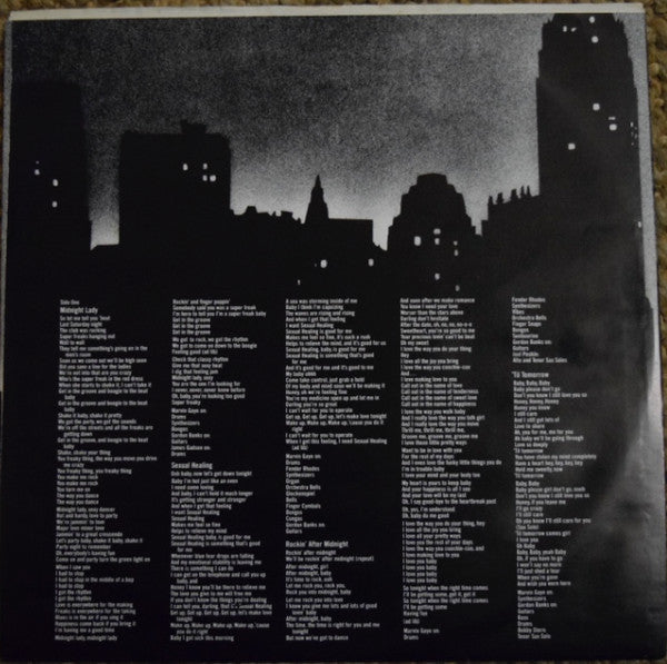 Marvin Gaye – Midnight Love LP vinyl record, image 3 of 6