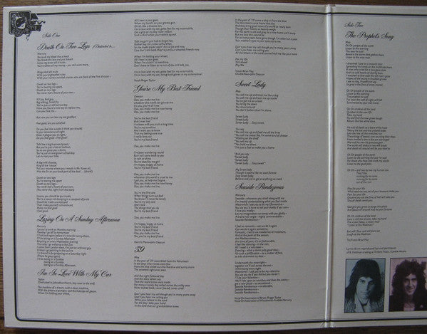 Queen – A Night At The Opera LP vinyl record, image 2 of 8