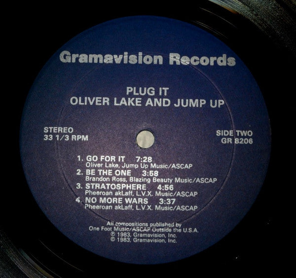 Oliver Lake, Jump Up – Plug It LP vinyl record, image 4 of 5