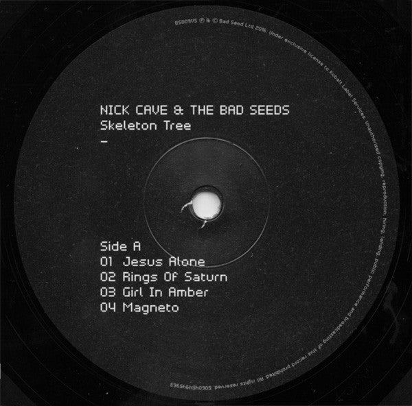 Nick Cave & The Bad Seeds – Skeleton Tree LP vinyl record, image 3 of 8