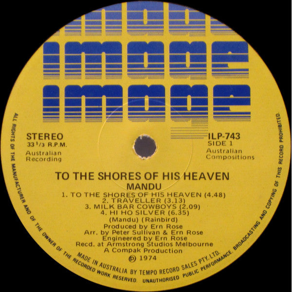 Mandu – To The Shores Of His Heaven LP vinyl record, image 4 of 5