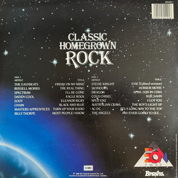 Various – Classic Homegrown Rock - EON FM LP vinyl record, image 2 of 4