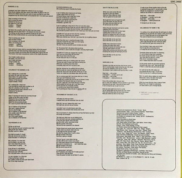 Iron Maiden – The Number Of The Beast LP vinyl record, image 5 of 7