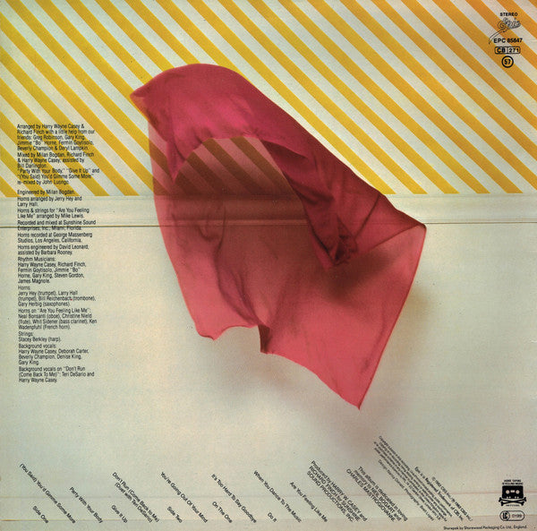KC & The Sunshine Band – All In A Night's Work LP vinyl record, image 2 of 4