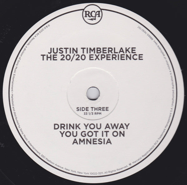 Justin Timberlake – The 20/20 Experience (2 Of 2) (2xLP) LP vinyl record, image 7 of 8